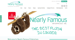 Desktop Screenshot of nearlyfamous.ca